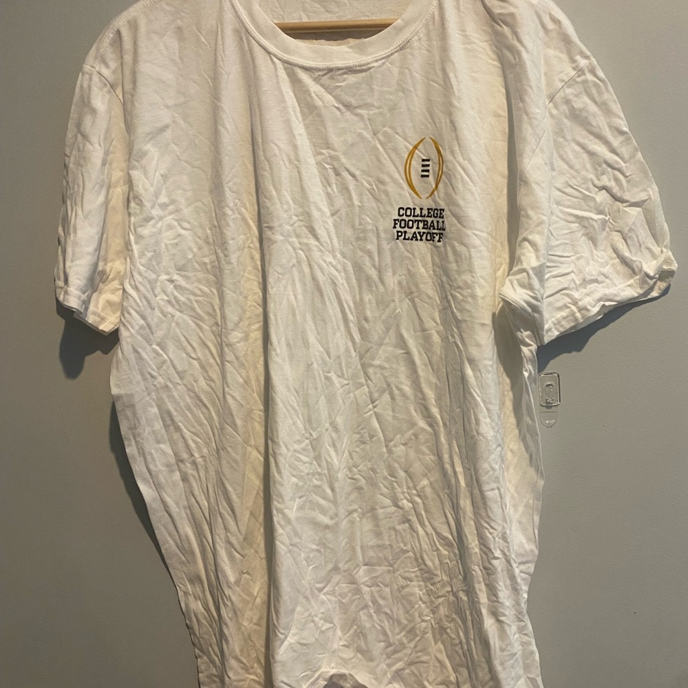 College Football Playoff White Short-Sleeve Tee
